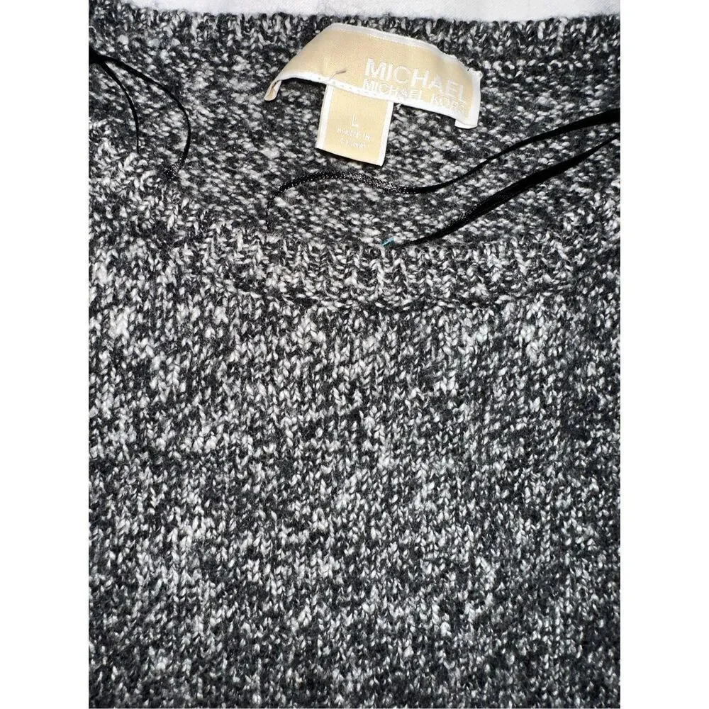 Michael Kors Gray Sweater Wool Polyester Blend size Large